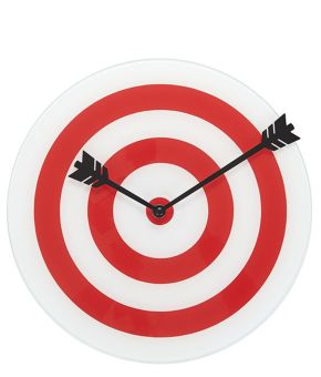 Wall Clock Target 1x AAA 30 cm